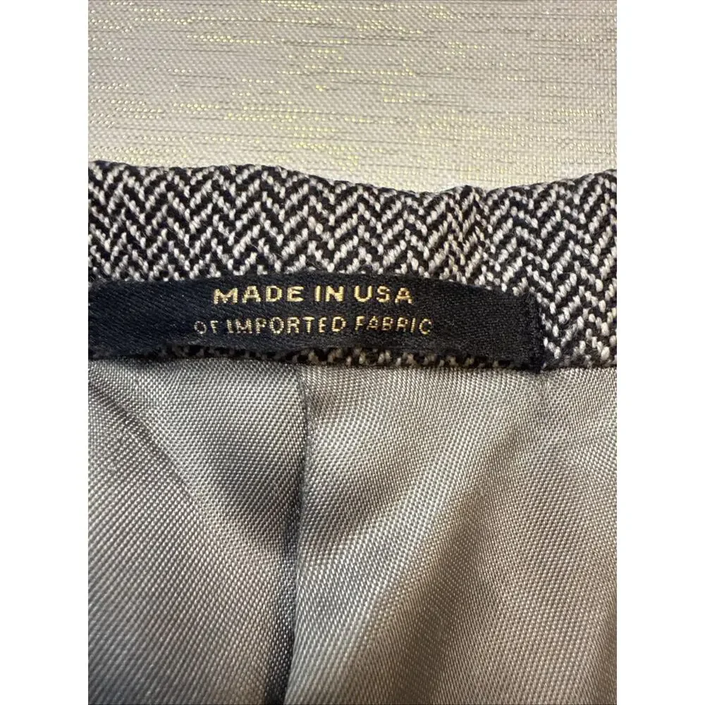 Hart Schaffner Marx Blazer Men 42R Herringbone Three Button - Picture 2 of 14
